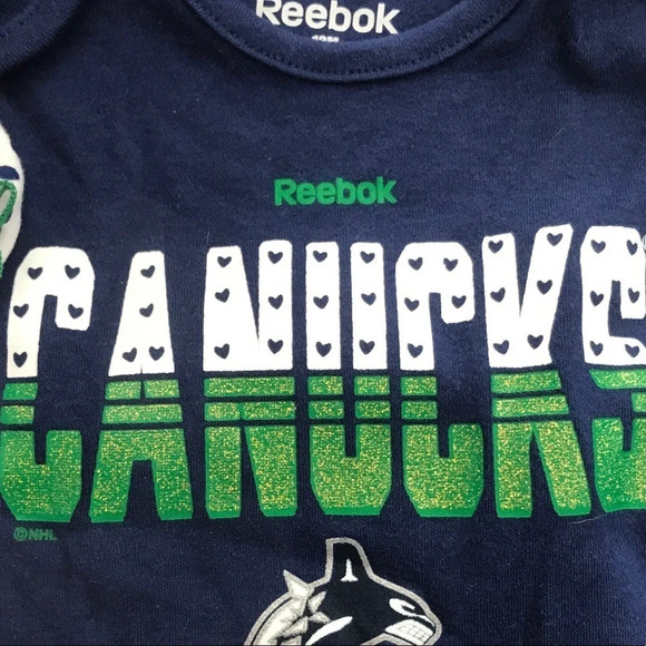 4/$20  Reebok Canucks Onesie - Picture 4 of 4
